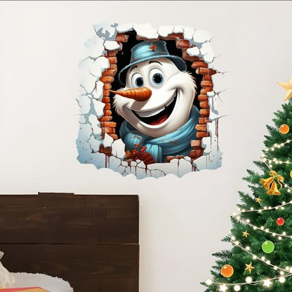 Holiday Wall Sticker Set Merry Santa Decor Christmas Cheer - Image 9