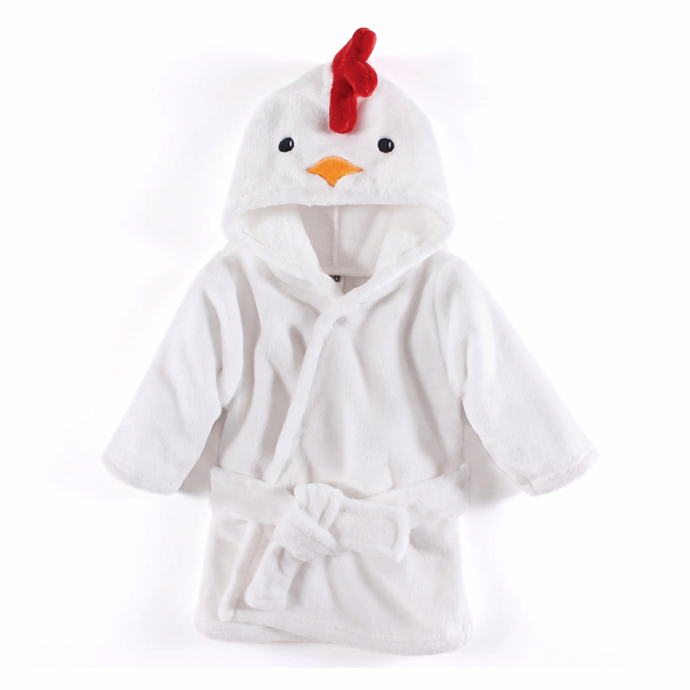 Hooded Bathrobe Children's Bathrobe Fun Animal Design - Image 12