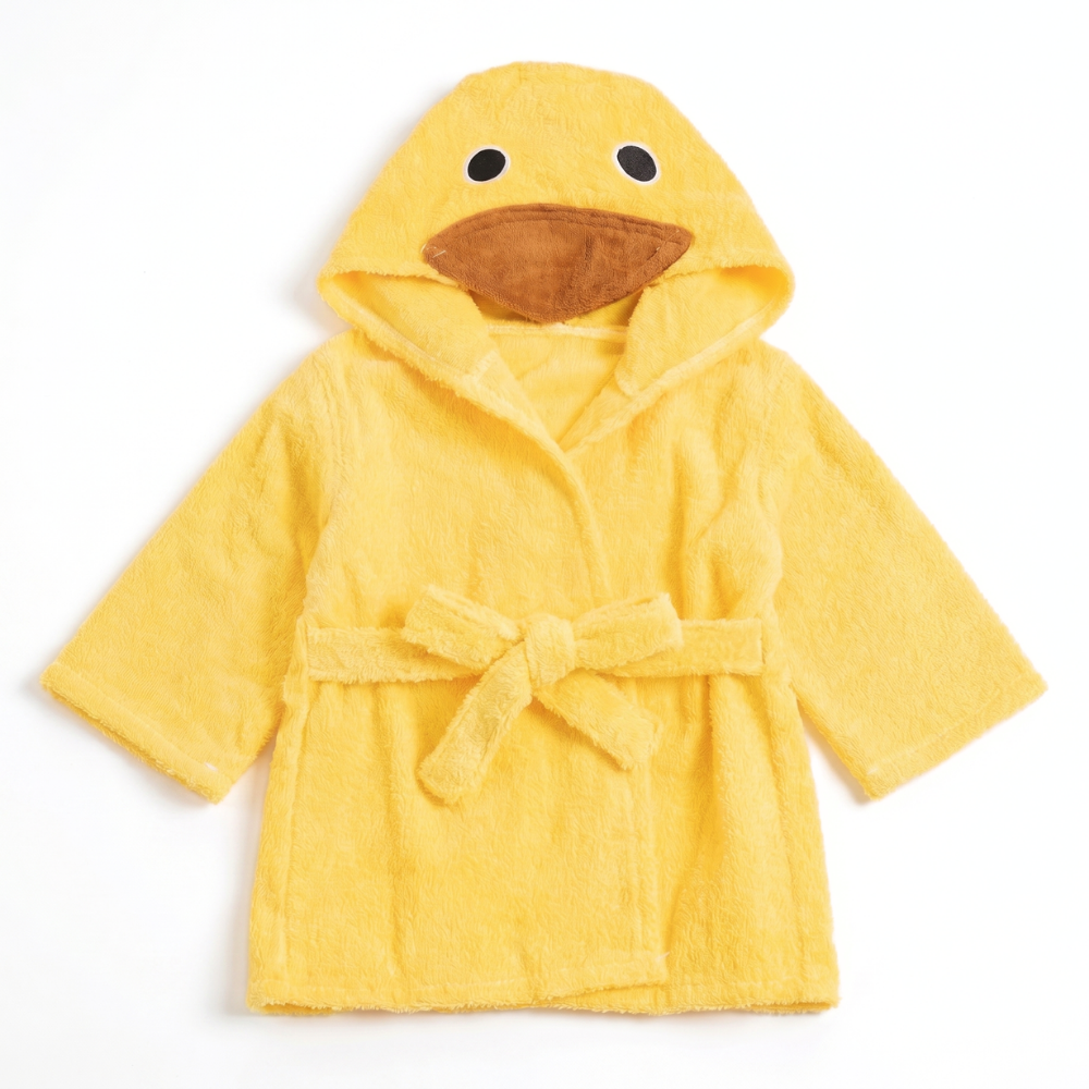 Hooded Bathrobe Children's Bathrobe Fun Animal Design - Image 14