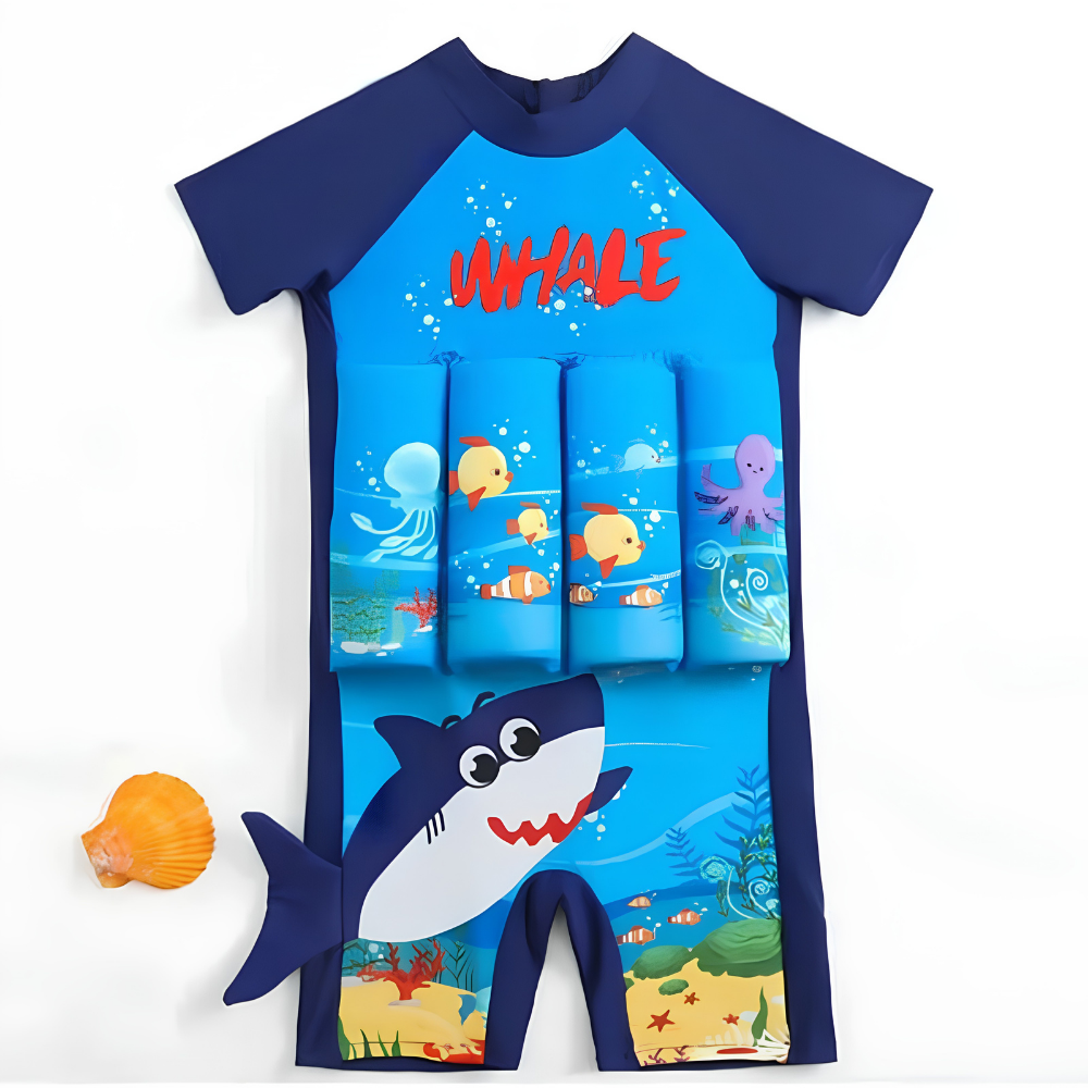 Kids Swim Vest Floatation Suit Fun Design Buoyancy Swimsuit