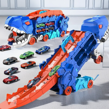 T Rex Transporter Truck Toy Racing Functionality