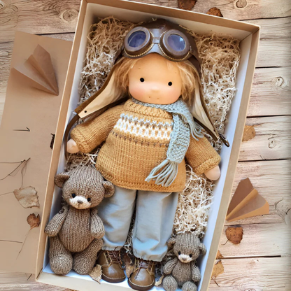 Waldorf Doll Cuddly Toy Handmade Gift Handmade Doll