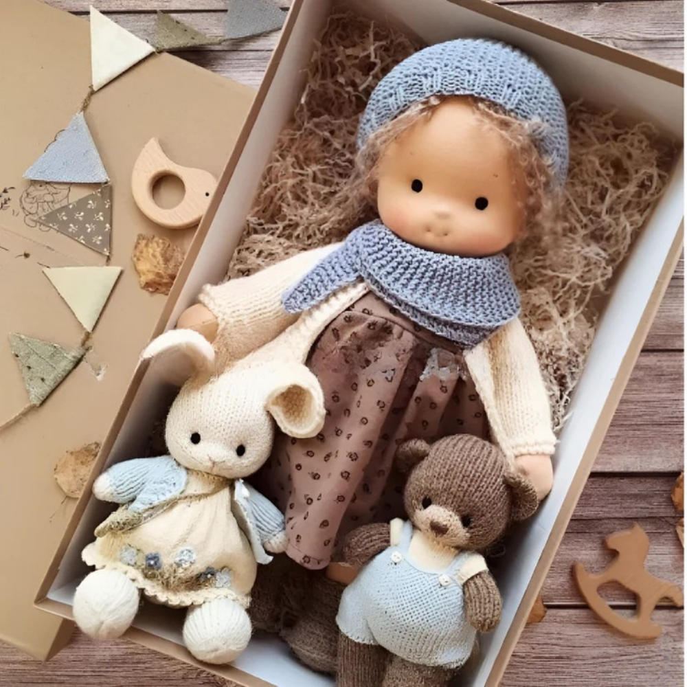 Waldorf Doll Cuddly Toy Handmade Gift Handmade Doll