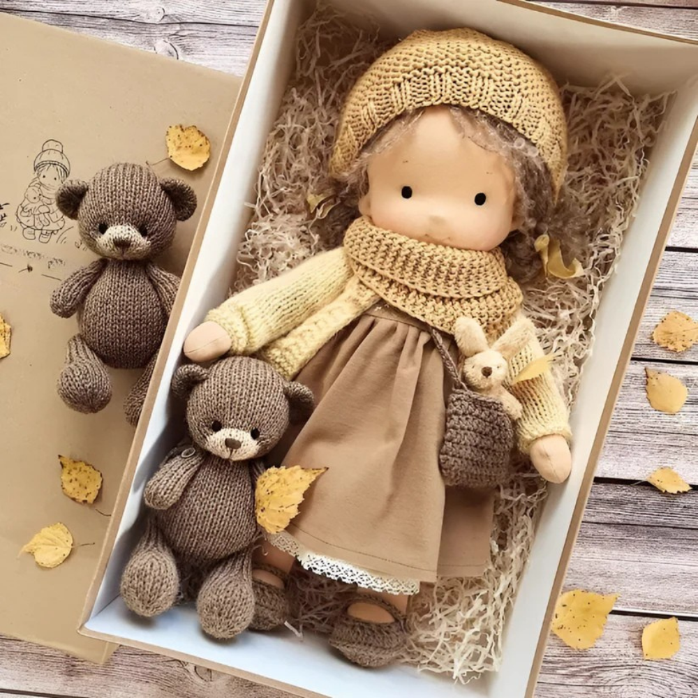 Waldorf Doll Cuddly Toy Handmade Gift Handmade Doll