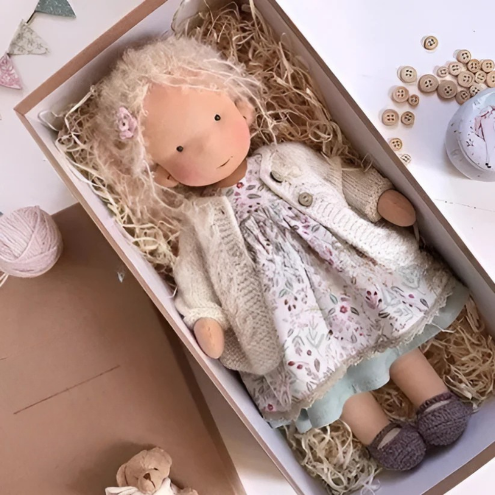 Waldorf Doll Cuddly Toy Handmade Gift Handmade Doll
