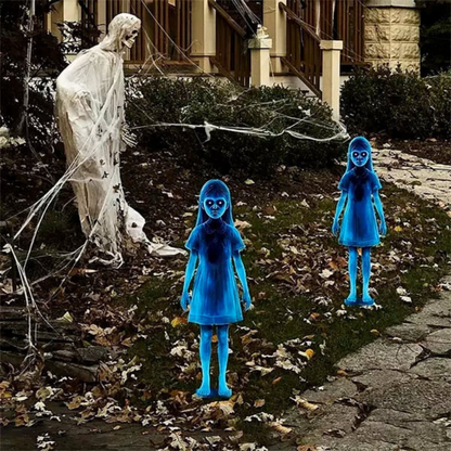 Outdoor Ghost Decoration Creepy Girl Phantom Halloween Display