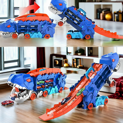 T Rex Transporter Truck Toy Racing Functionality
