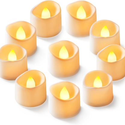 Set di candele LED senza fiamma tremolanti per tè di Halloween, decorazione