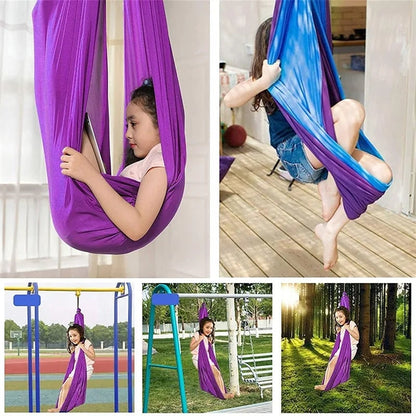 Indoor Sensory Swing Calming Hammock Focus and Relaxation - Image 10