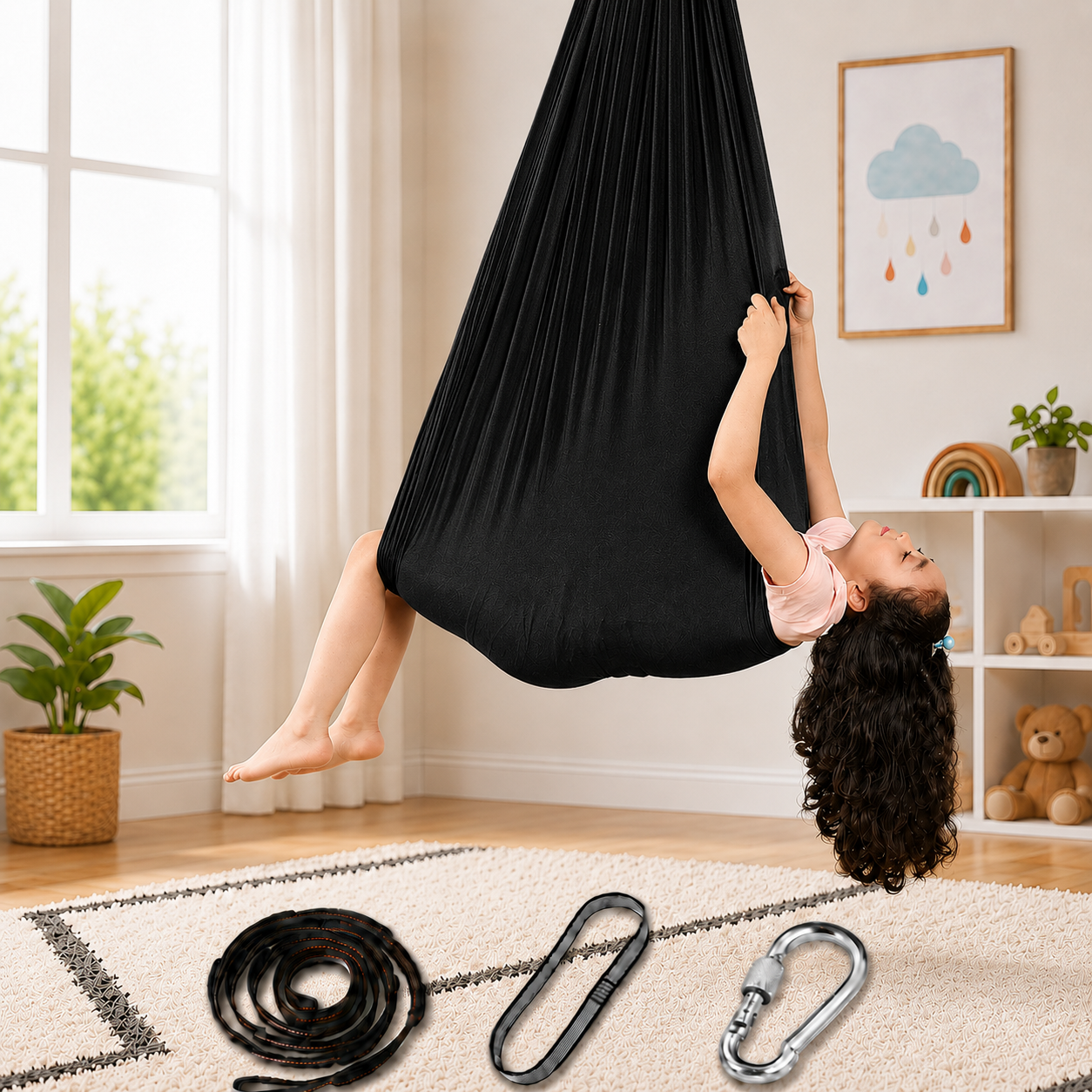 Indoor Swing Kids Swing Women's Sensory Therapy Therapy Swing - Image 20