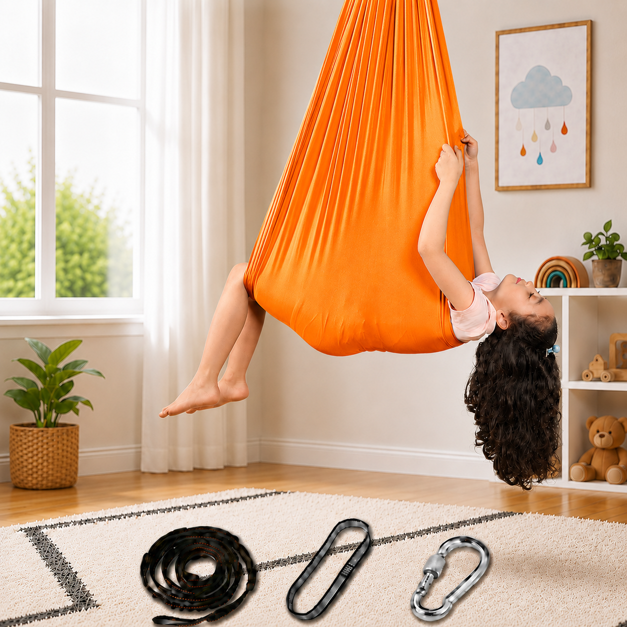 Indoor Swing Kids Swing Women's Sensory Therapy Therapy Swing - Image 27