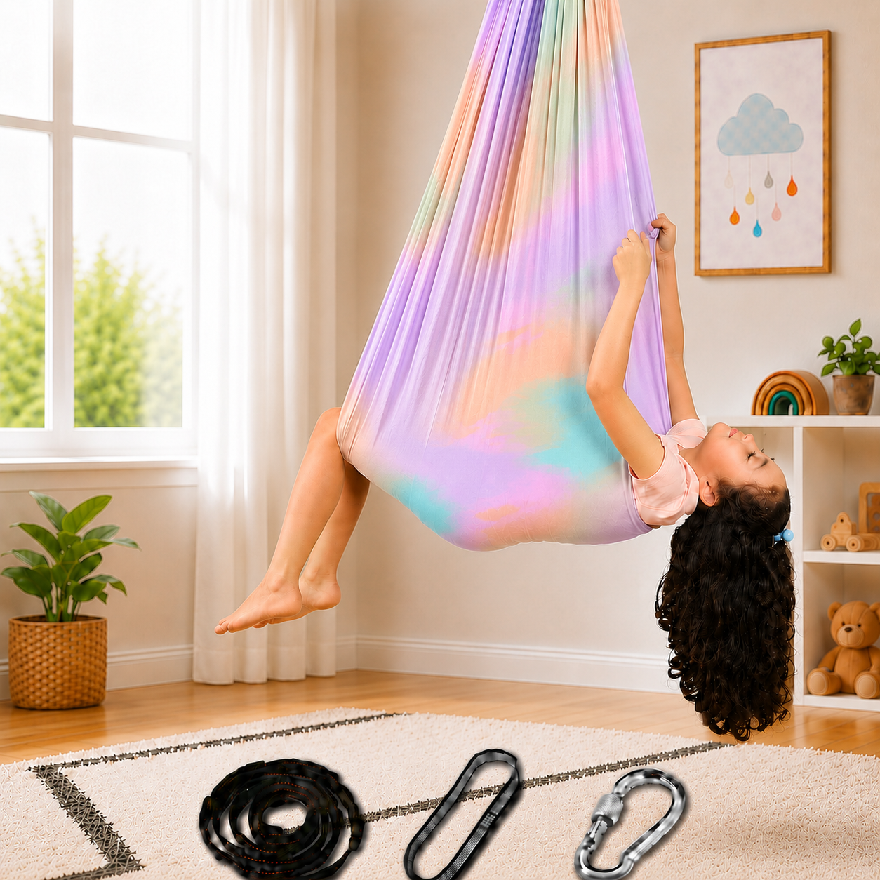 Indoor Swing Kids Swing Women's Sensory Therapy Therapy Swing - Image 33