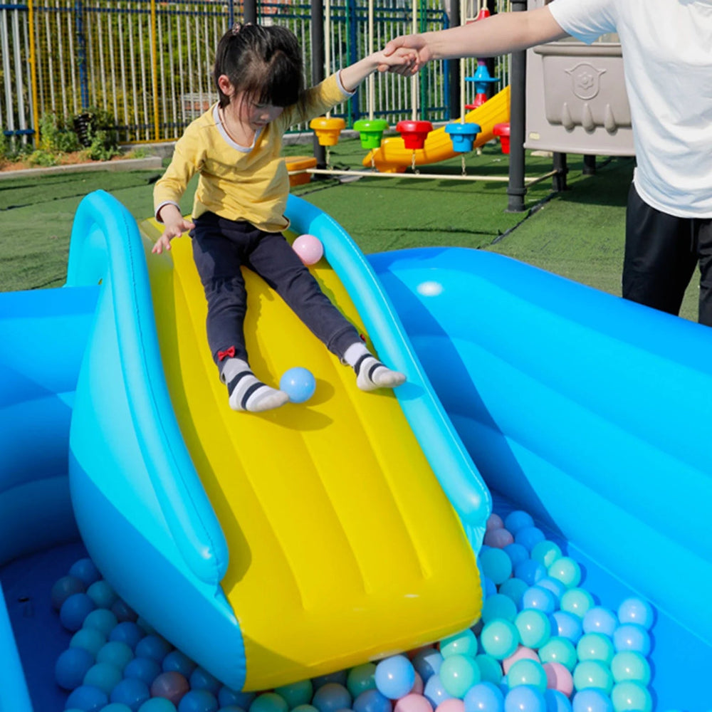 Inflatable Water Slide Pool Slide Kids Fun Activity - Image 2