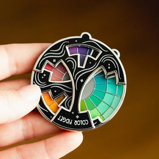 Interactive Colorful Fidget Spinner Toy Stress Relief and Fun - Image 1