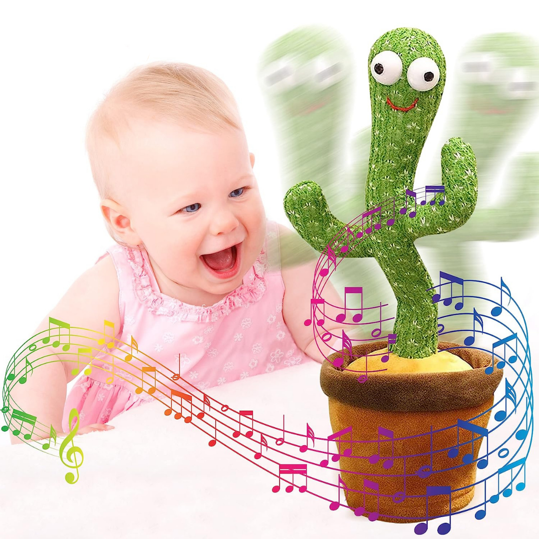 Interactive Dancing Cactus Toy Singing Mimic Rechargeable