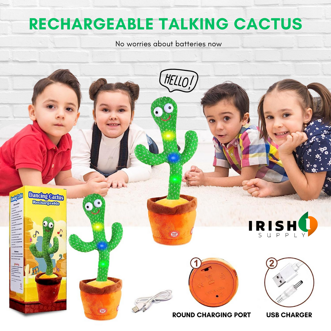 Interactive Dancing Cactus Toy Singing Mimic Rechargeable - Image 3