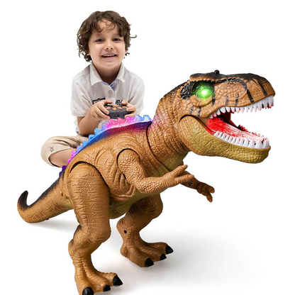Interactive Dinosaur Toy Remote Control T-Rex LED Lights - Image 1