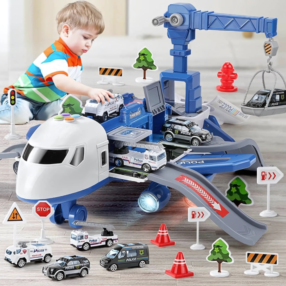 Interactive Play Toy Airplane Set Vehicle - Image 1