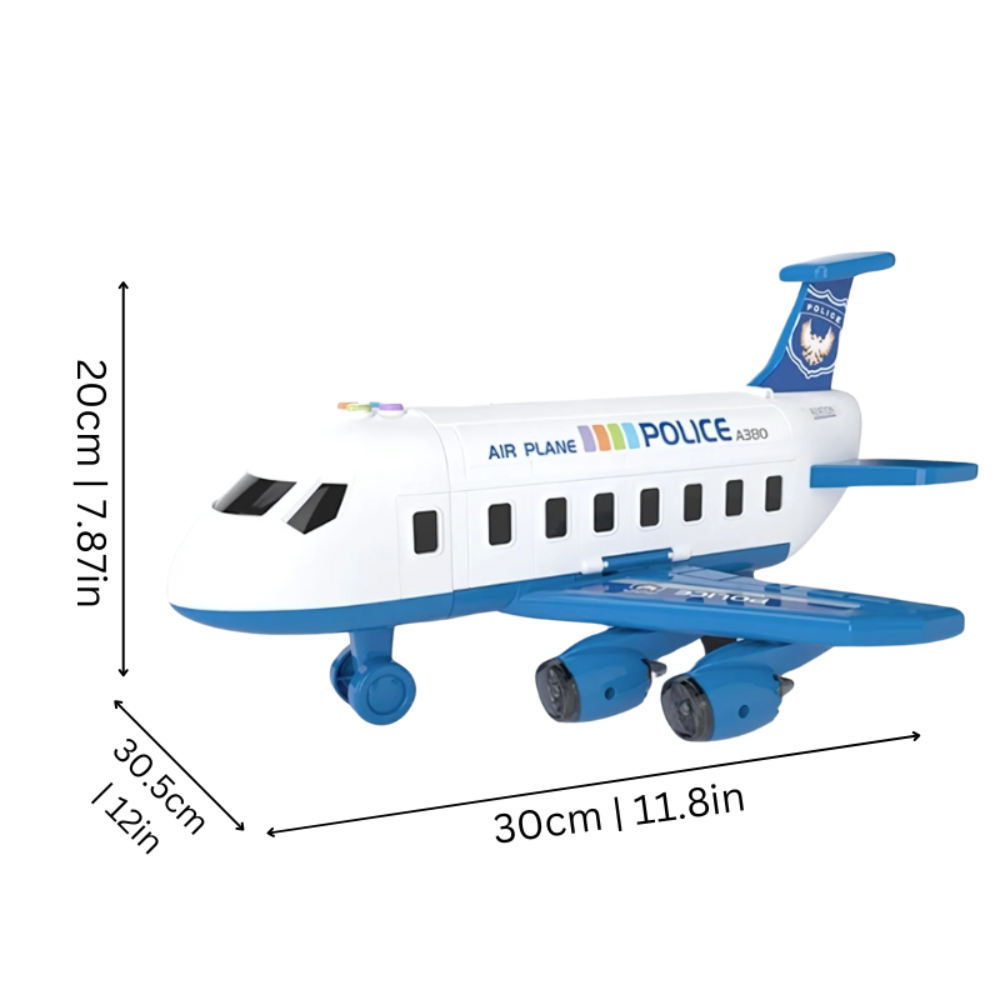 Interactive Play Toy Airplane Set Vehicle - Image 2