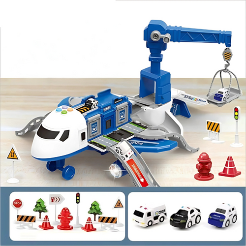 Interactive Play Toy Airplane Set Vehicle - Image 3