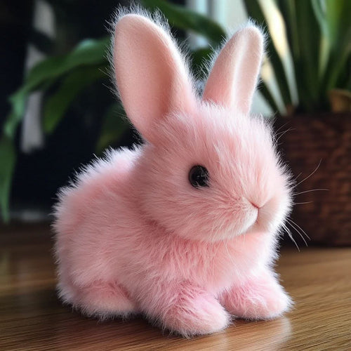 Interactive Plush Bunny Toy Soft and Cuddly Stuffed Animal - Image 1
