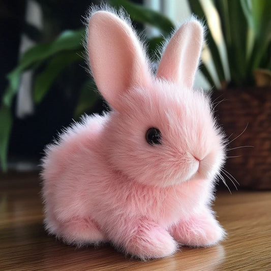 Interactive Plush Bunny Toy Soft and Cuddly Stuffed Animal - Image 1