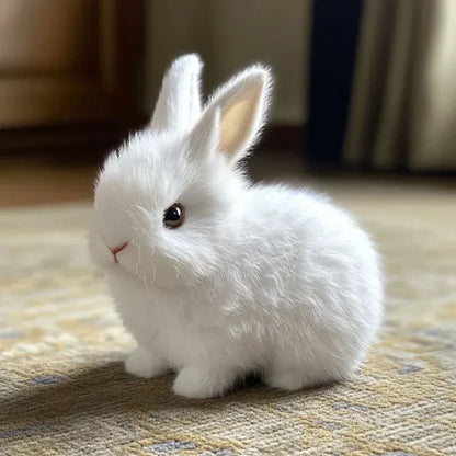 Interactive Plush Bunny Toy Soft and Cuddly Stuffed Animal - Image 2