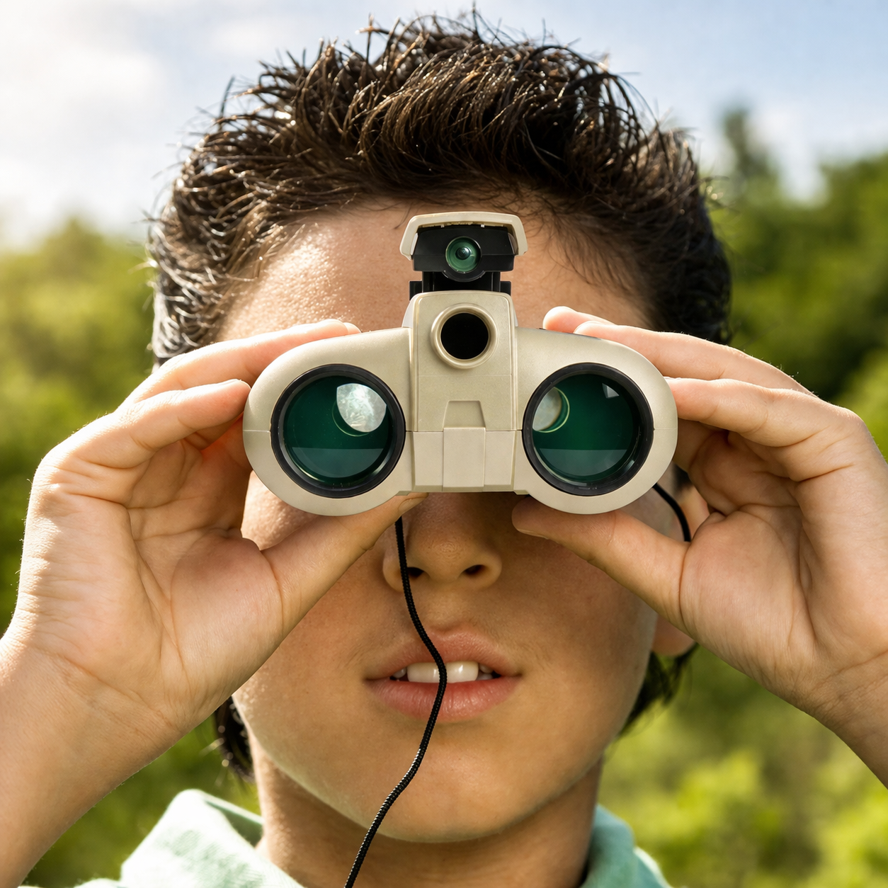 Kids Binoculars Outdoor Adventure Binoculars Night Vision Binoculars - Image 1
