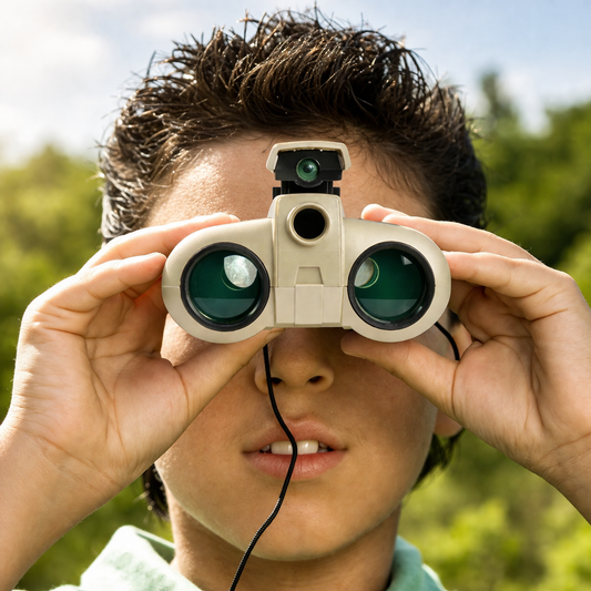 Kids Binoculars Outdoor Adventure Binoculars Night Vision Binoculars - Image 1