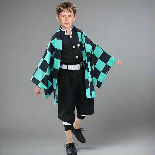 Kids Kimono Costume Anime Kimono Outfit Children's Cosplay Costume Women's - Image 1
