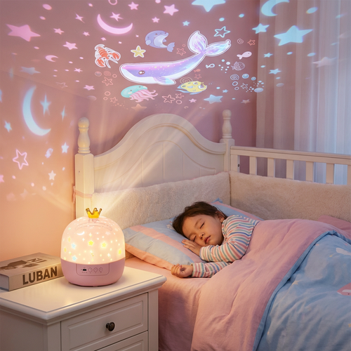Kids Night Light Projector Rotating - Image 1