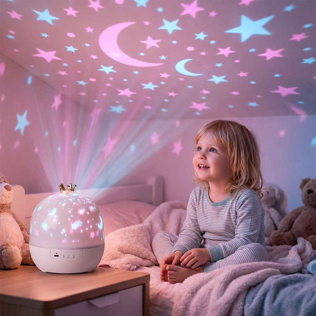 Kids Night Light Projector Rotating - Image 2