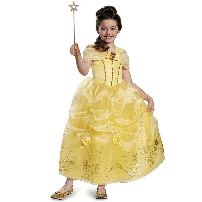 Kids Princess Dress Children's Fairy Tale Costume Halloween Costume Character - Image 8