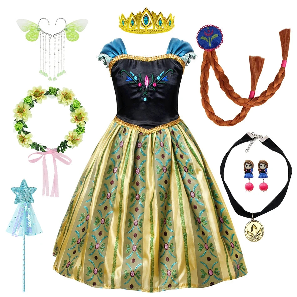 Kids Princess Dress Girls Cosplay Costume Women's Halloween Costume - Image 10