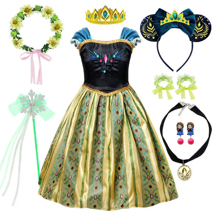 Kids Princess Dress Girls Cosplay Costume Women's Halloween Costume - Image 11