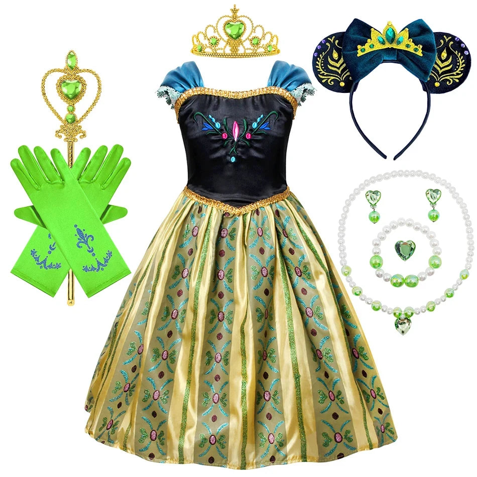 Kids Princess Dress Girls Cosplay Costume Women's Halloween Costume - Image 13