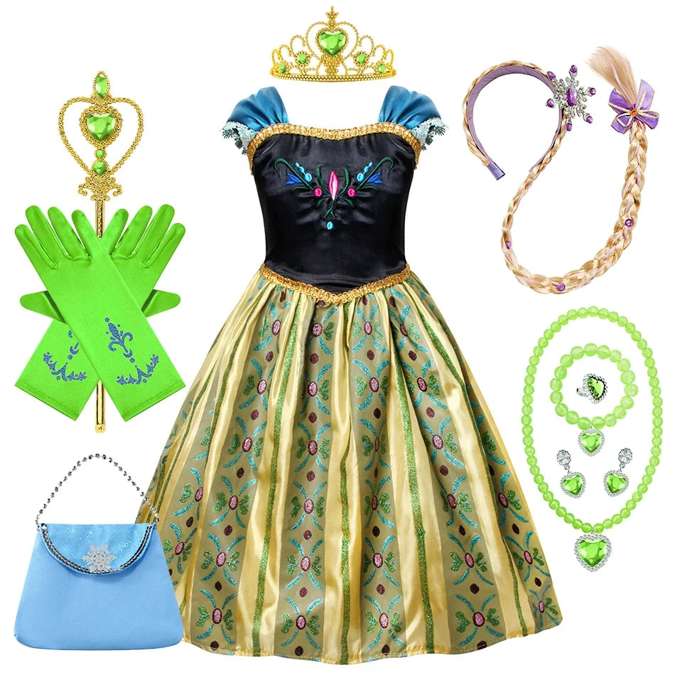 Kids Princess Dress Girls Cosplay Costume Women's Halloween Costume - Image 14