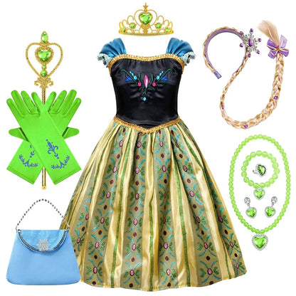Kids Princess Dress Girls Cosplay Costume Women's Halloween Costume - Image 14