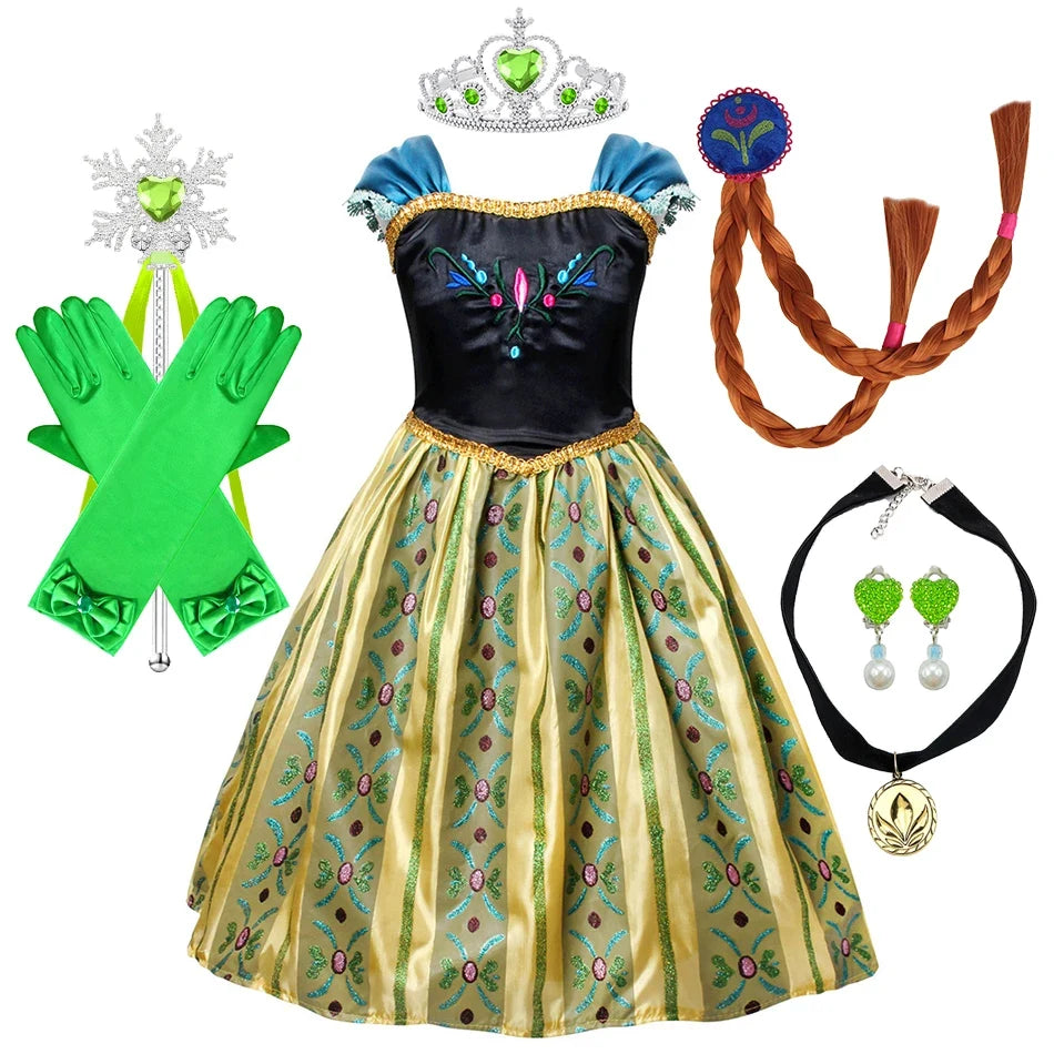 Kids Princess Dress Girls Cosplay Costume Women's Halloween Costume - Image 15
