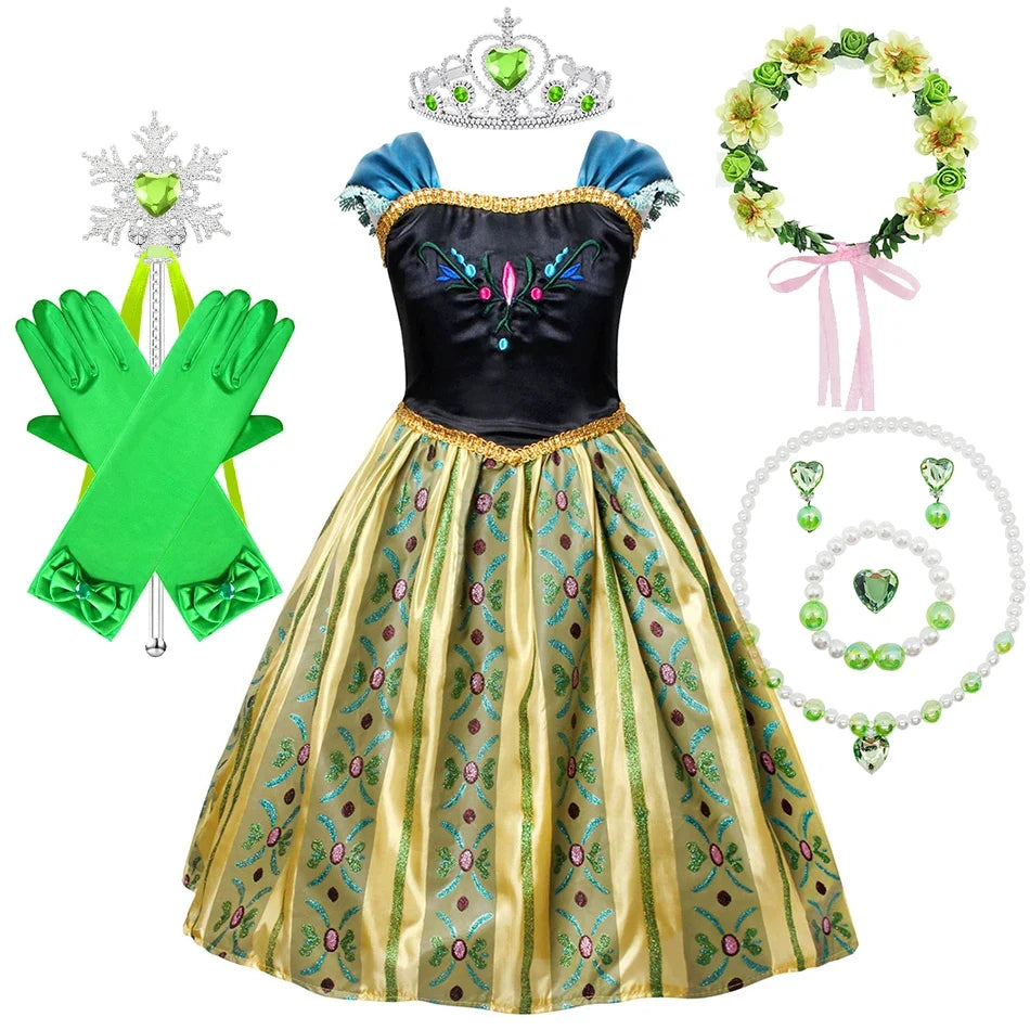 Kids Princess Dress Girls Cosplay Costume Women's Halloween Costume - Image 16