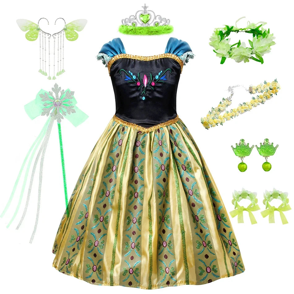 Kids Princess Dress Girls Cosplay Costume Women's Halloween Costume - Image 17