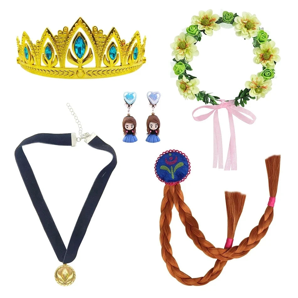 Kids Princess Dress Girls Cosplay Costume Women's Halloween Costume - Image 7