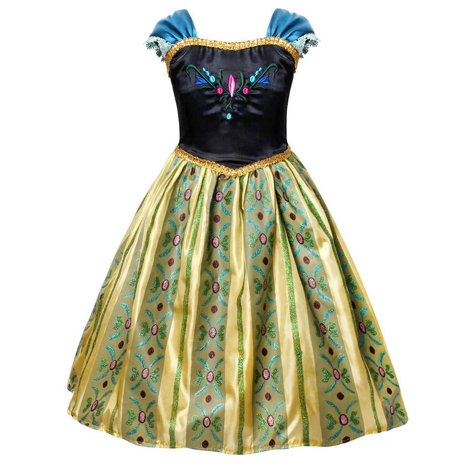 Kids Princess Dress Girls Cosplay Costume Women's Halloween Costume - Image 8