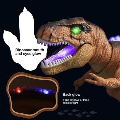 Kids RC Dinosaur Toy Remote Control Dinosaur T-Rex With LED Light Up, Walking & Roaring Realistic Dinosaur Toys - Image 6
