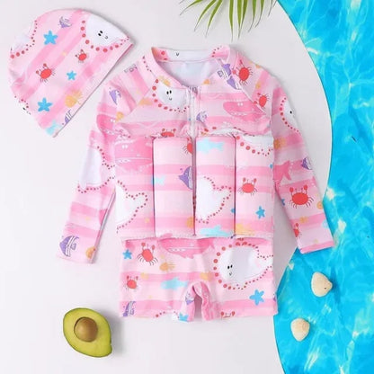 Kids Swim Vest Floatation Suit Fun Design Buoyancy Swimsuit - Image 2