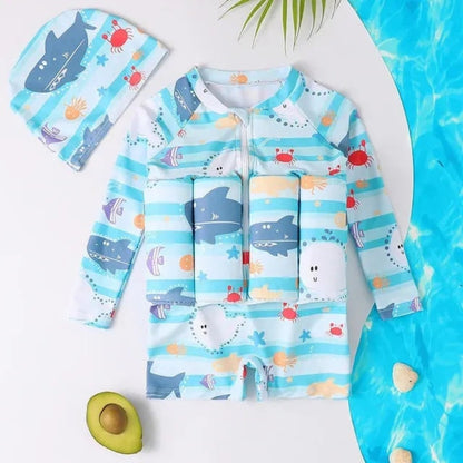 Kids Swim Vest Floatation Suit Fun Design Buoyancy Swimsuit - Image 3