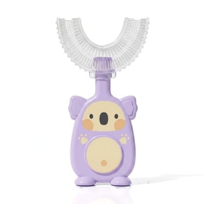 Kids Toothbrush Women's U-Shaped Fun Design Little Ones 360 Toothbrush - Image 9