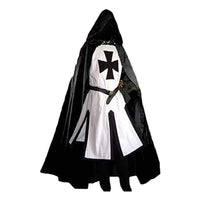Long Top White/black + Black Cloak