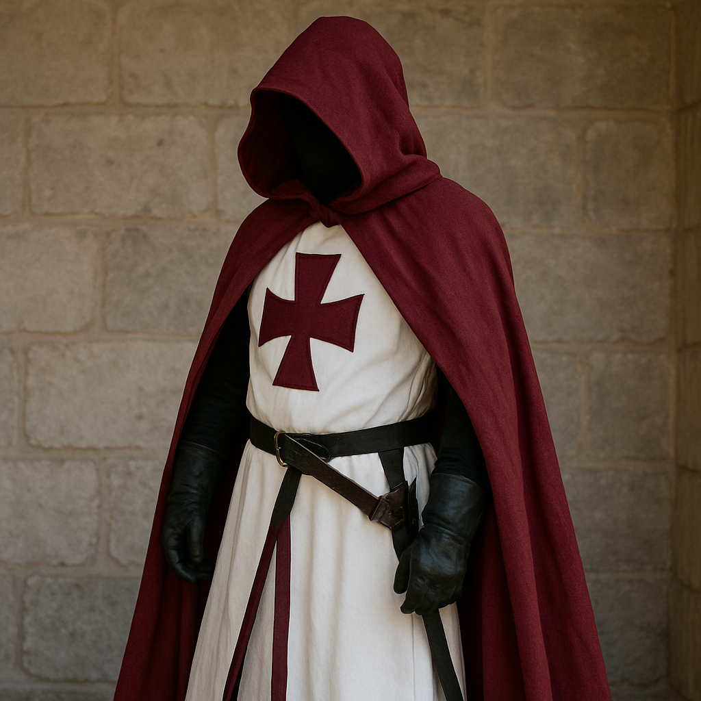 Knights Templar Costume Halloween Costume Knights Templar Renaissance - Image 2