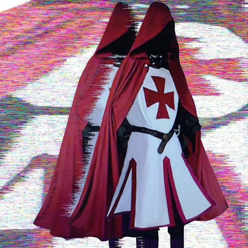 Knights Templar Costume Halloween Costume Knights Templar Renaissance - Image 23